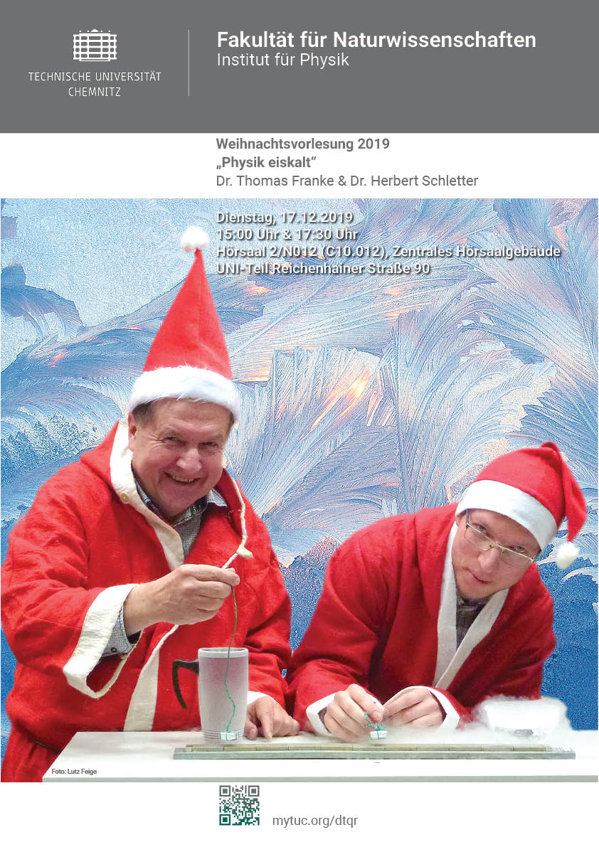 Poster Weihnachtsvorlesung 2019