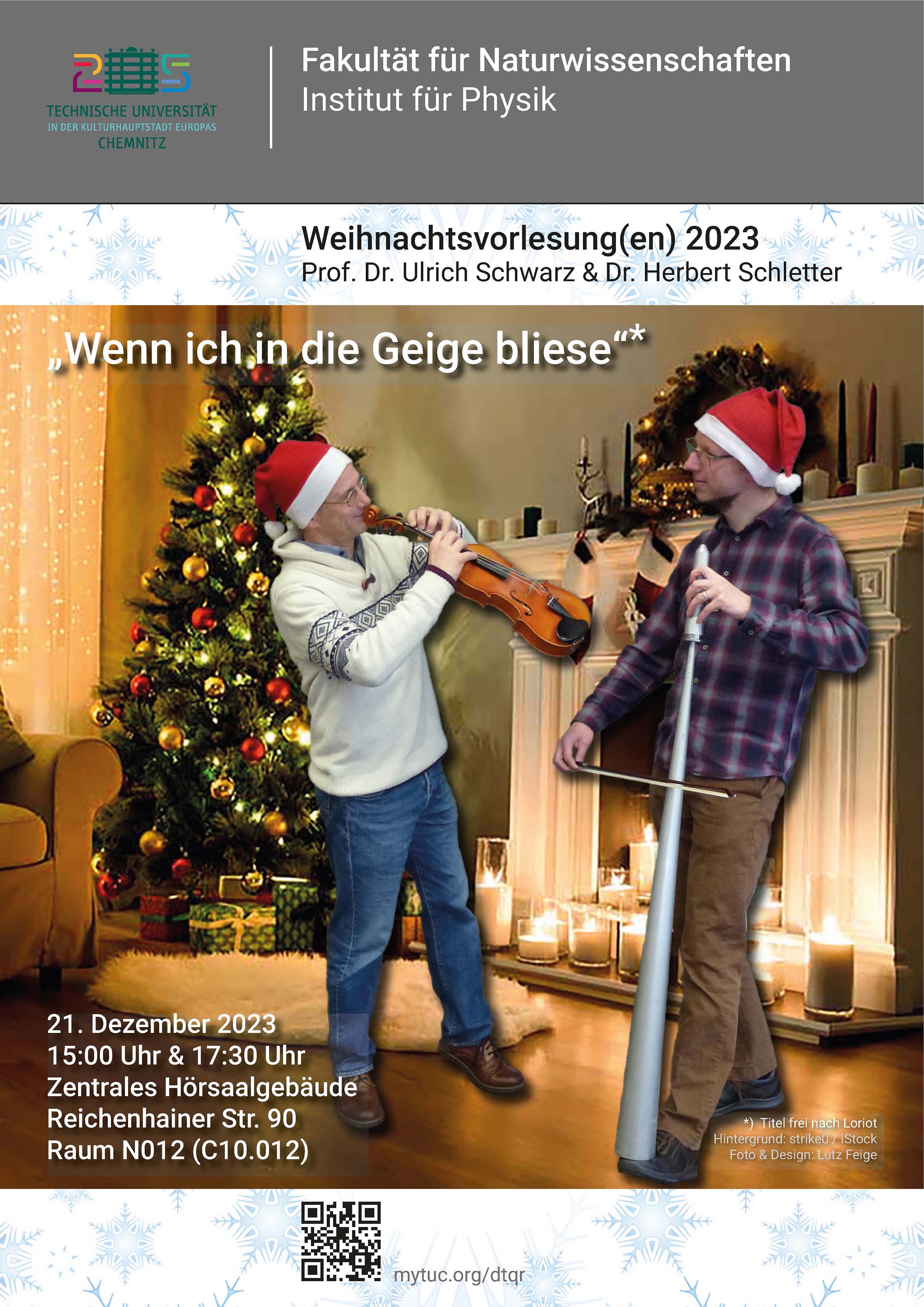 Poster Weihnachtsvorlesung 2023