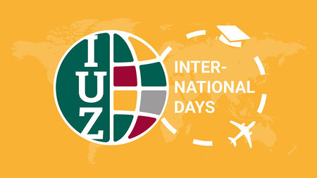 字符IUZ和文本国际日。