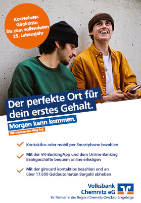 Werbung mit Verlinkung zur大众银行Chemnitz eG