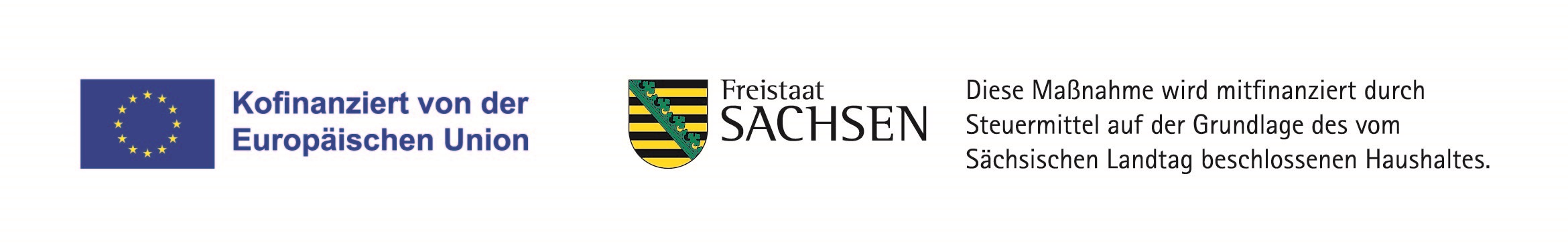 Logo Europa fördert Sachsen