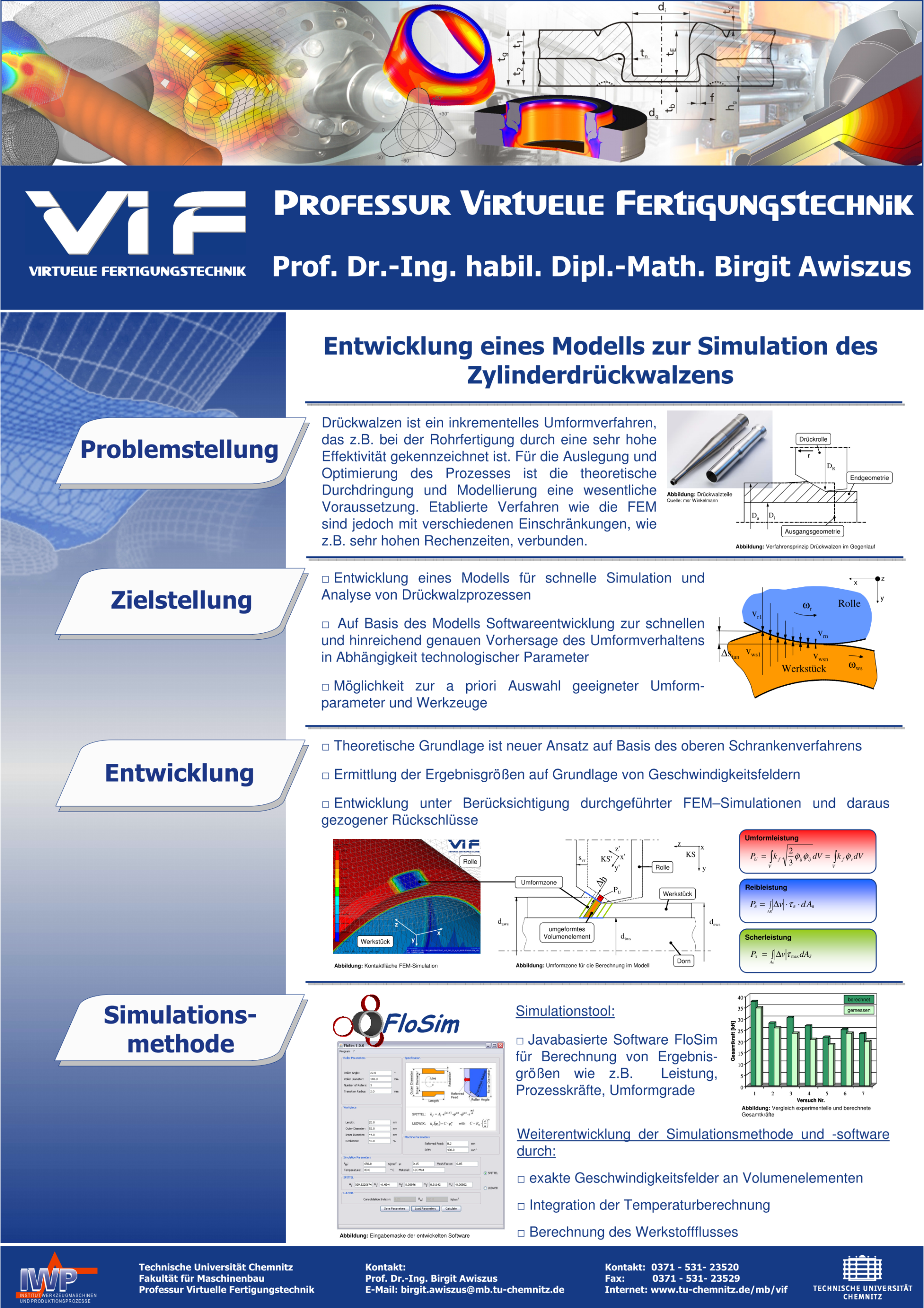 Projekte  Forschung  Virtuelle Fertigungstechnik 