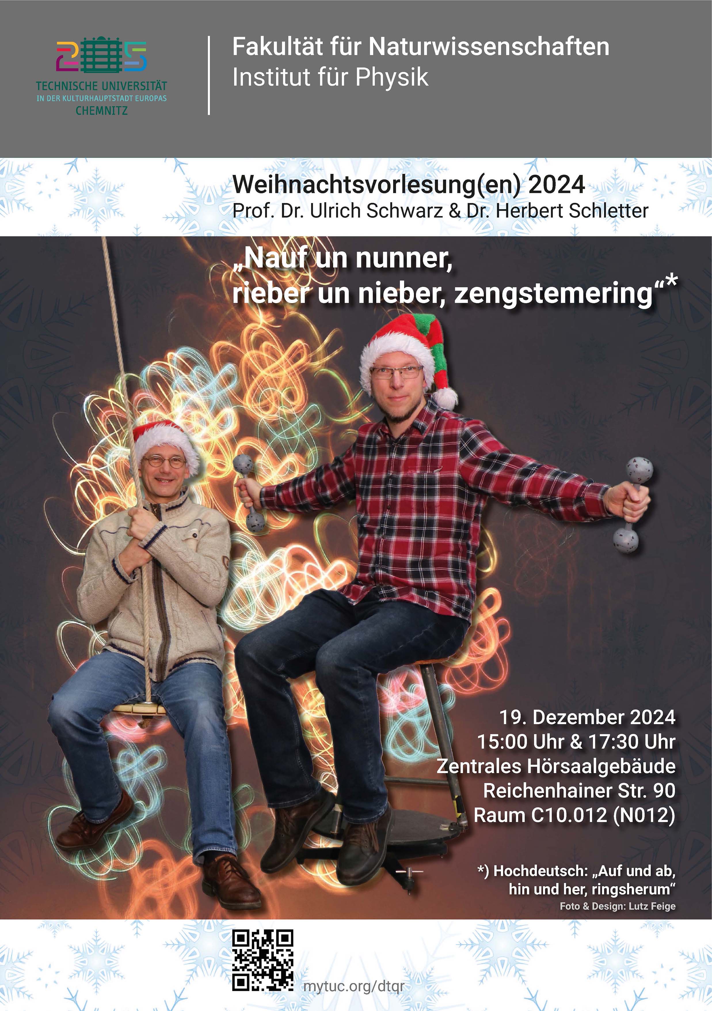 Poster Weihnachtsvorlesung 2024