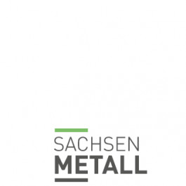 Der Schriftzug Sachsen Metall