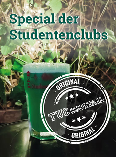 Special des Studierendenclubs - Ein grüner Cocktail